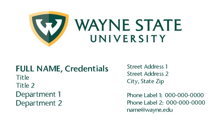 Fedex Business Cards Procurement Strategic Sourcing Wayne State University